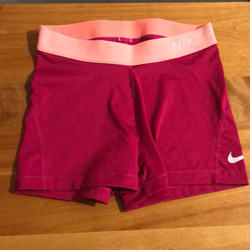 pink nike pros